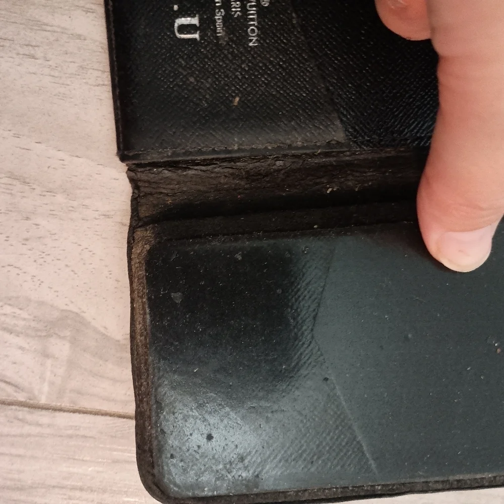 Louis Vuitton Black Monogram Phone Case Holder
